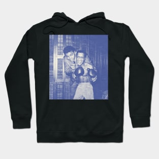 muhammad ali-halftone Hoodie